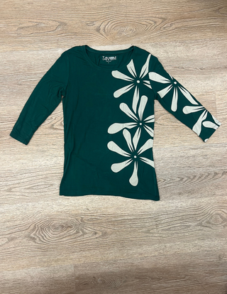 TIARE 3 QUARTER SLEEVE TOP LT001 (ALL SALES FINAL)