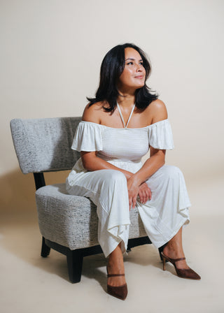 MA'AI JUMPER WITH NECK TIE TP210
