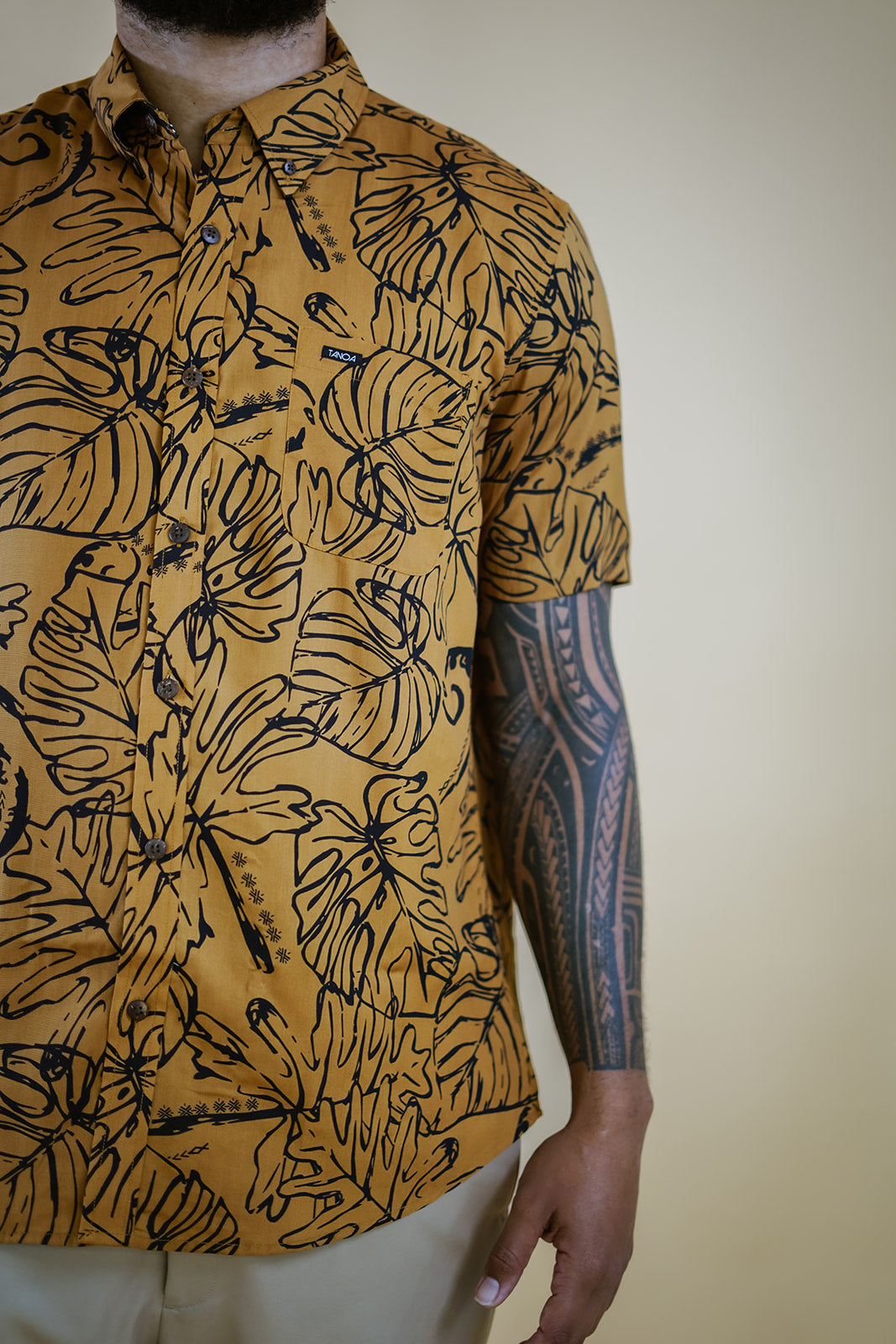 OLOSEGA TENCEL TANOA SHIRT TSCSS11