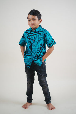 VAKEA BOYS COTTON SHIRT SB1839 (ALL SALES FINAL)