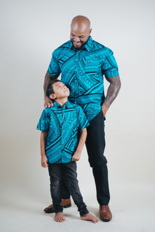 VAKEA BOYS COTTON SHIRT SB1839 (ALL SALES FINAL)