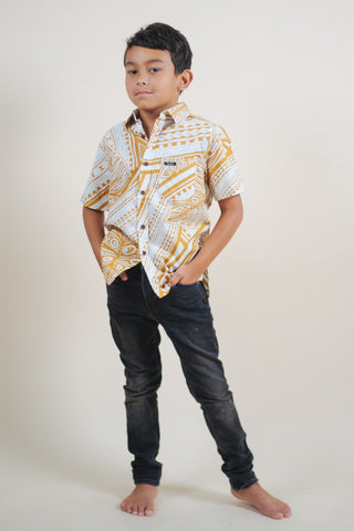 VAKEA BOYS COTTON SHIRT SB1839 (ALL SALES FINAL)