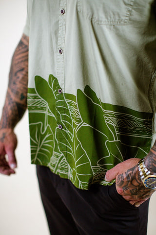 TALO 2 MEN'S COTTON TANOA SHIRT TSS005 (ALL SALES FINAL)