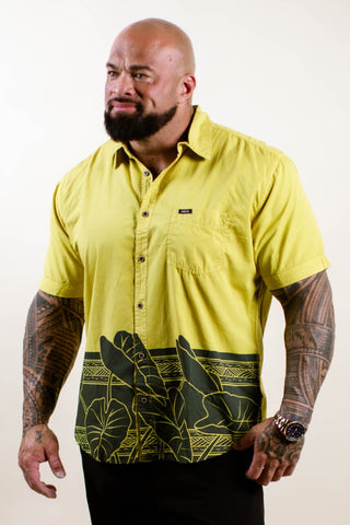 TALO 2 MEN'S COTTON TANOA SHIRT TSS005 (ALL SALES FINAL)