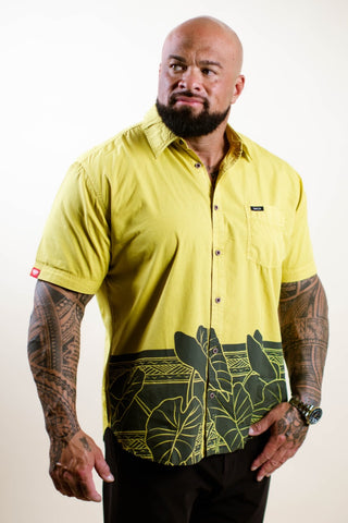 TALO 2 MEN'S COTTON TANOA SHIRT TSS005 (ALL SALES FINAL)