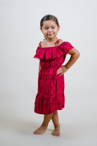 KERAI GIRLS LUKA DRESS LG1826 (ALL SALES FINAL)