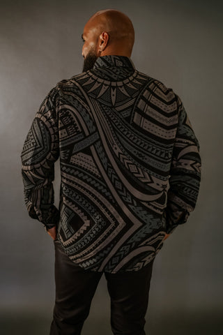 NIFO MEN'S COTTON L/S TANOA SHIRT MLS001 (ALL SALES FINAL)