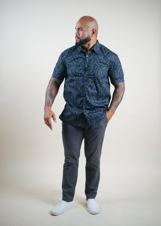 MEN'S COTTON TANOA SHIRT FB1444 - SS3025 (ALL SALES FINAL)