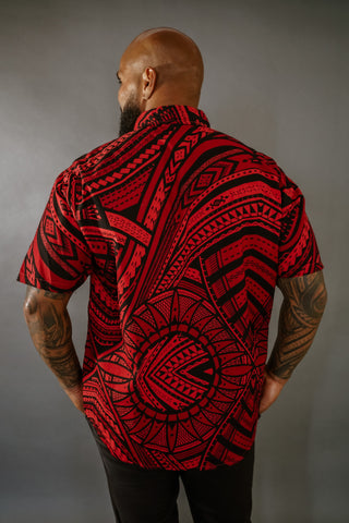 NIFO MEN'S COTTON TANOA SHIRT MSS001 (ALL SALES FINAL)