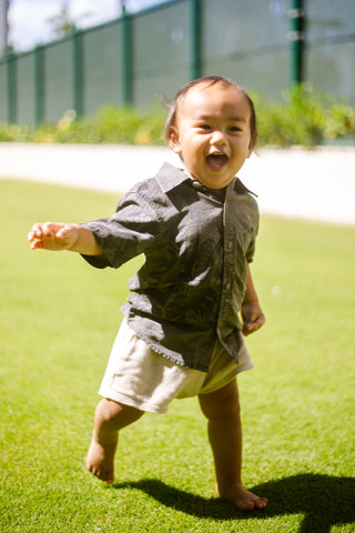 DENIM AIGA BOYS SHIRT (ALL SALES FINAL)