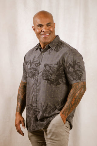 DENIM AIGA MENS SHIRT (ALL SALES FINAL)