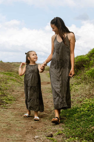 DENIM AIGA MAXI DRESS TH010 (ALL SALES FINAL)