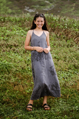 DENIM AIGA MAXI DRESS TH010 (ALL SALES FINAL)