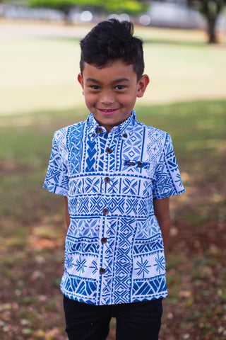 LE ALA BOYS 4WAY STRETCH SHIRT B4WS025