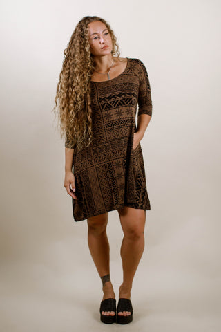 LE ALA RAGLAN DRESS TD185