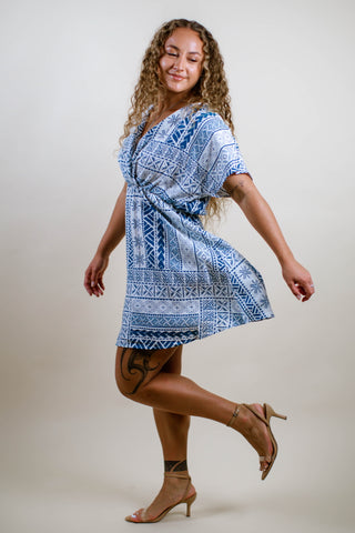 LE ALA V CUT DRESS TH021