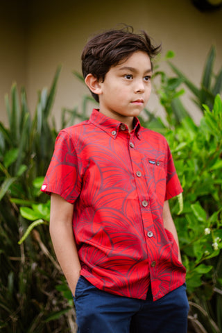 MANONO BOYS 4WAY STRETCH SHIRT B4WS019