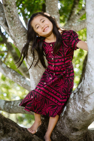 ROSA CAP SLEEVE GIRLS DRESS TD804 (ALL SALES FINAL)