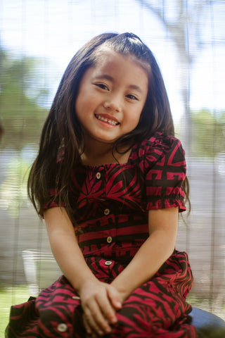 ROSA CAP SLEEVE GIRLS DRESS TD804 (ALL SALES FINAL)