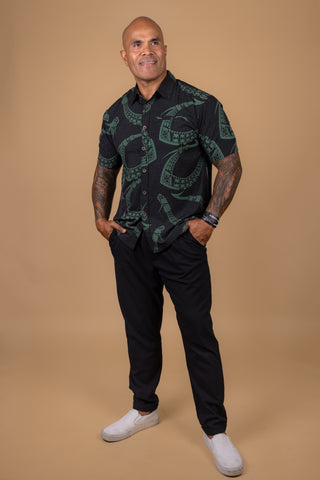MATAU ANAMUA MENS 4WAY STRETCH SHIRT TS4WS040