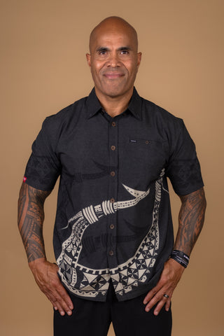MULINU'U  MENS 4WAY STRETCH SHIRT TS4WS037