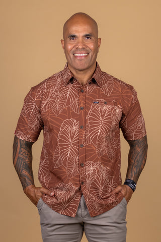 TALO LEAVES MENS 4WAY STRETCH SHIRT TS4WS039