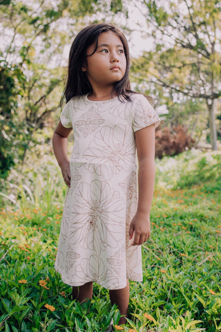 NAUPAKA GIRLS SKATER DRESS TD803
