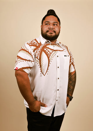 TAIALA MEN'S VISCOSE SLUB TANOA SHIRT MSS004