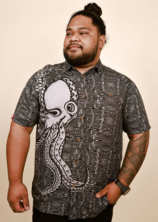 FE'E MEN'S VISCOSE SLUB TANOA SHIRT MSS003