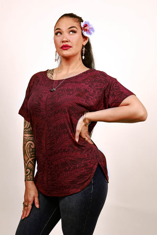 LADIES TEE LAULAAU TOP IN-LT008
