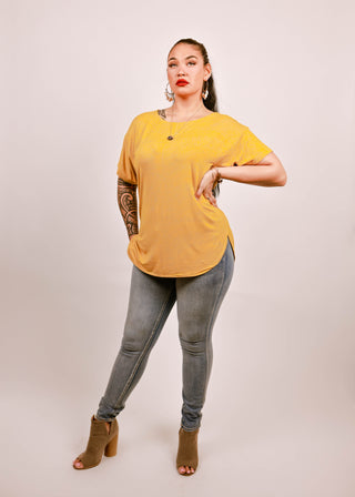 LADIES TEE LAULAAU TOP IN-LT008