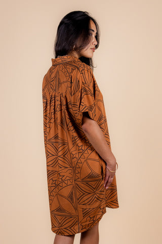 AFIAMALU WOMEN'S BUTTON DRESS LSD01