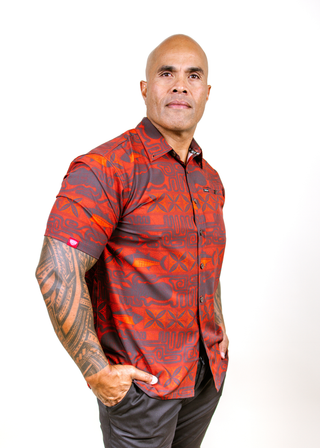 AHI BLOCK MENS SHIRT TS4WS033