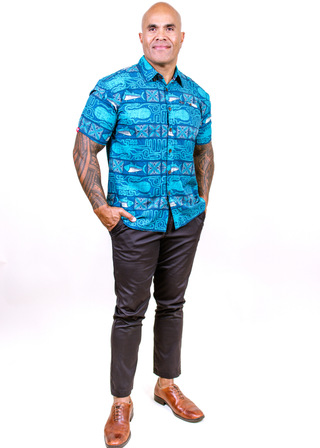AHI BLOCK MENS SHIRT TS4WS033