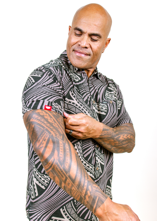 AU O LE SAMI MEN'S VISCOSE SLUB TANOA SHIRT MSS006