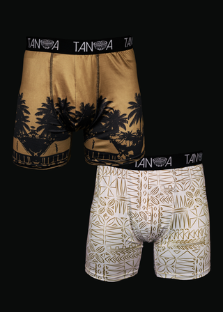 MENS BOXER BRIEFS 2PK MIX A TB005 (ALL SALES FINAL)