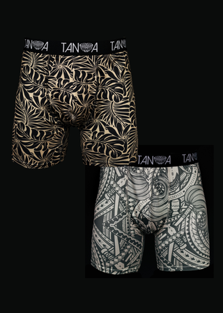 MENS BOXER BRIEF 2PK MIX E TB009 (ALL SALES FINAL)