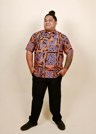 MEN'S COTTON TANOA SHIRT FB1796-SS4276-TS
