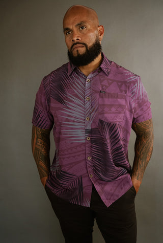 NU'UULI MENS 4WAY STRETCH SHIRT TS4WS013 (ALL SALES FINAL)