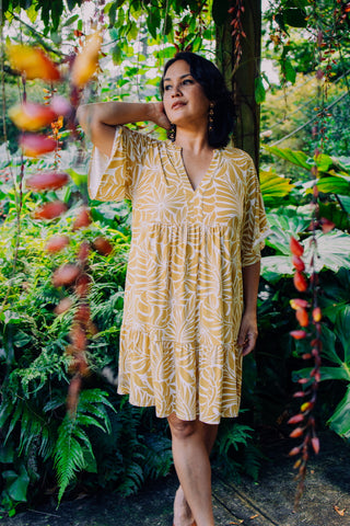 ELEI LAU NIU FLOWY SHIFT DRESS TD153