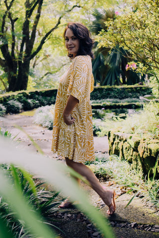 ELEI LAU NIU FLOWY SHIFT DRESS TD153