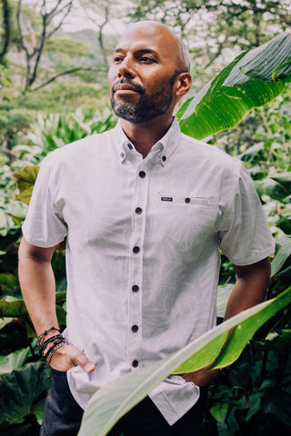 ELEI LAU NIU MENS 4WAY STRETCH SHIRT TS4WS035