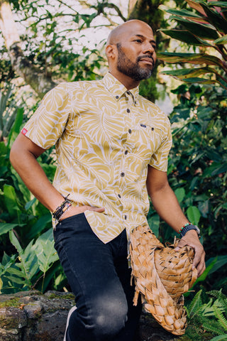 ELEI LAU NIU MENS 4WAY STRETCH SHIRT TS4WS035