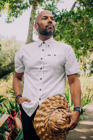 ELEI LAU NIU MENS 4WAY STRETCH SHIRT TS4WS035