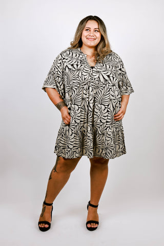 ELEI LAU NIU FLOWY SHIFT DRESS TD153