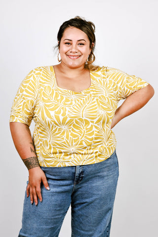 ELEI LAU NIU SQUARE NECK TOP TT149