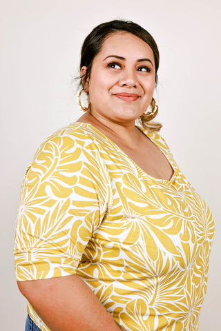 ELEI LAU NIU SQUARE NECK TOP TT149