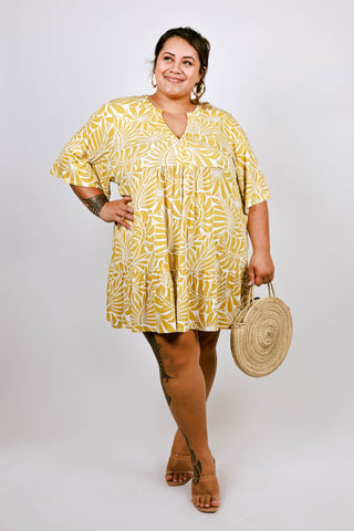 ELEI LAU NIU FLOWY SHIFT DRESS TD153