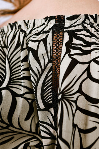 ELEI LAU NIU OFF SHOULDER TUNIC DRESS TT145