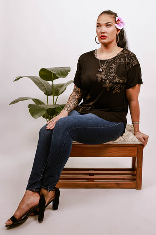 LADIES TEE FAATASI TOP IN-LT006